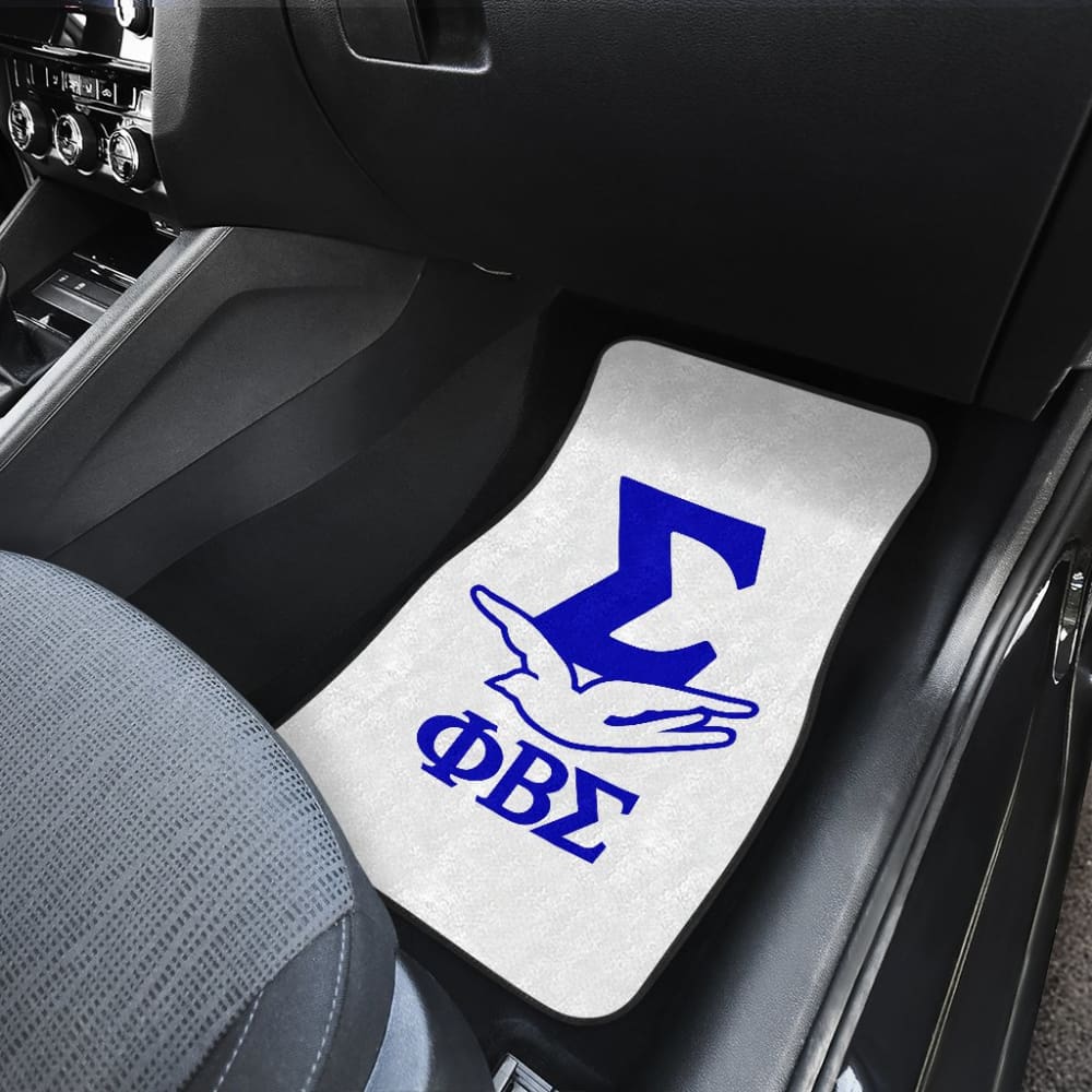 Phi Beta Sigma Car Gift Set Car Floor Mats