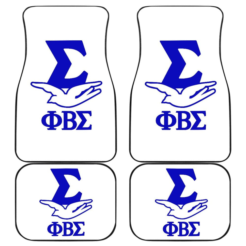 Phi Beta Sigma Car Gift Set Car Floor Mats