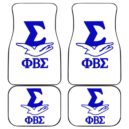 Phi Beta Sigma Car Gift Set Car Floor Mats