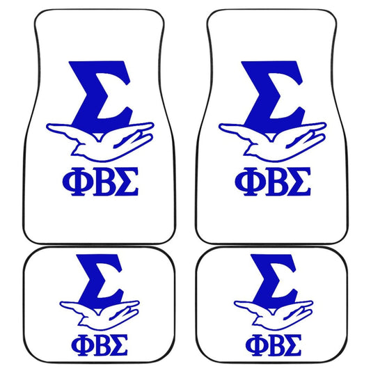 Phi Beta Sigma Car Gift Set Car Floor Mats
