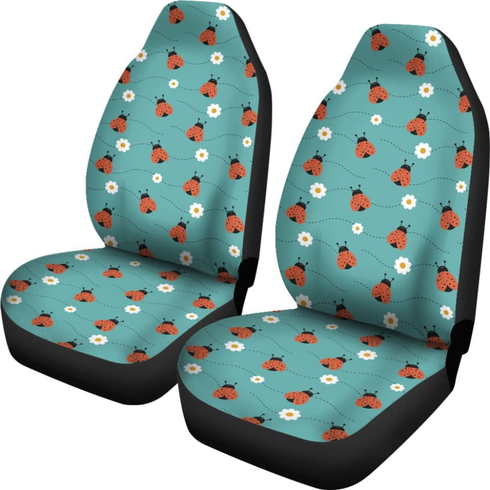 Amazing Gift Idea Ladybug Love Pattern Car Seat Covers
