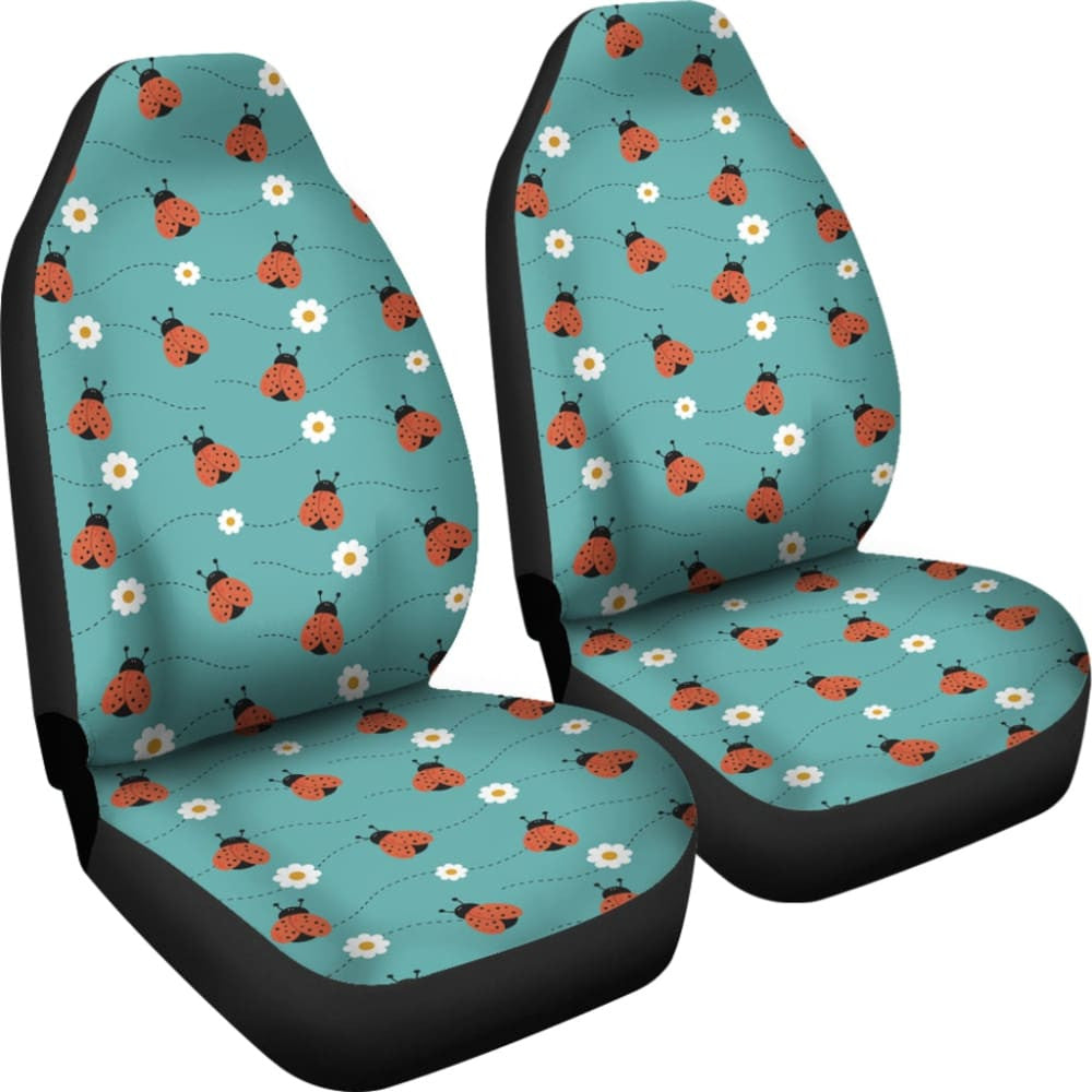 Amazing Gift Idea Ladybug Love Pattern Car Seat Covers