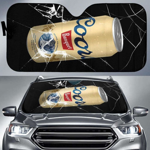 Coors Banquet Auto Sun Shade Car Sun Visor For Beer Lover