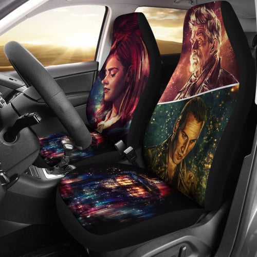 Clara Oswald War Doctor Ninth Doctor Who Car Seat Cover Fan Made Amazing