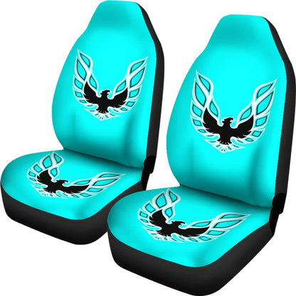 Pontiac Firebird Aqua Themed Car Seat Covers Custom
