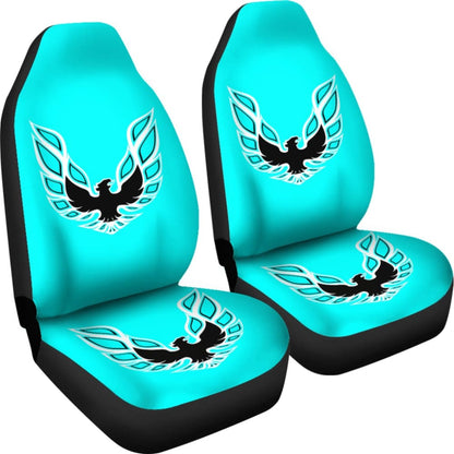 Pontiac Firebird Aqua Themed Car Seat Covers Custom