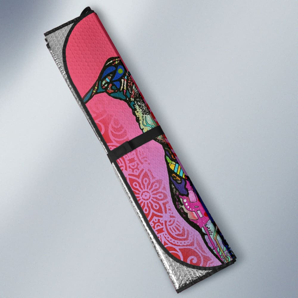 Colorful Pitbull Custom Car Accessories Car Auto Sun Shades