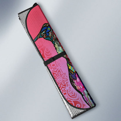 Colorful Pitbull Custom Car Accessories Car Auto Sun Shades