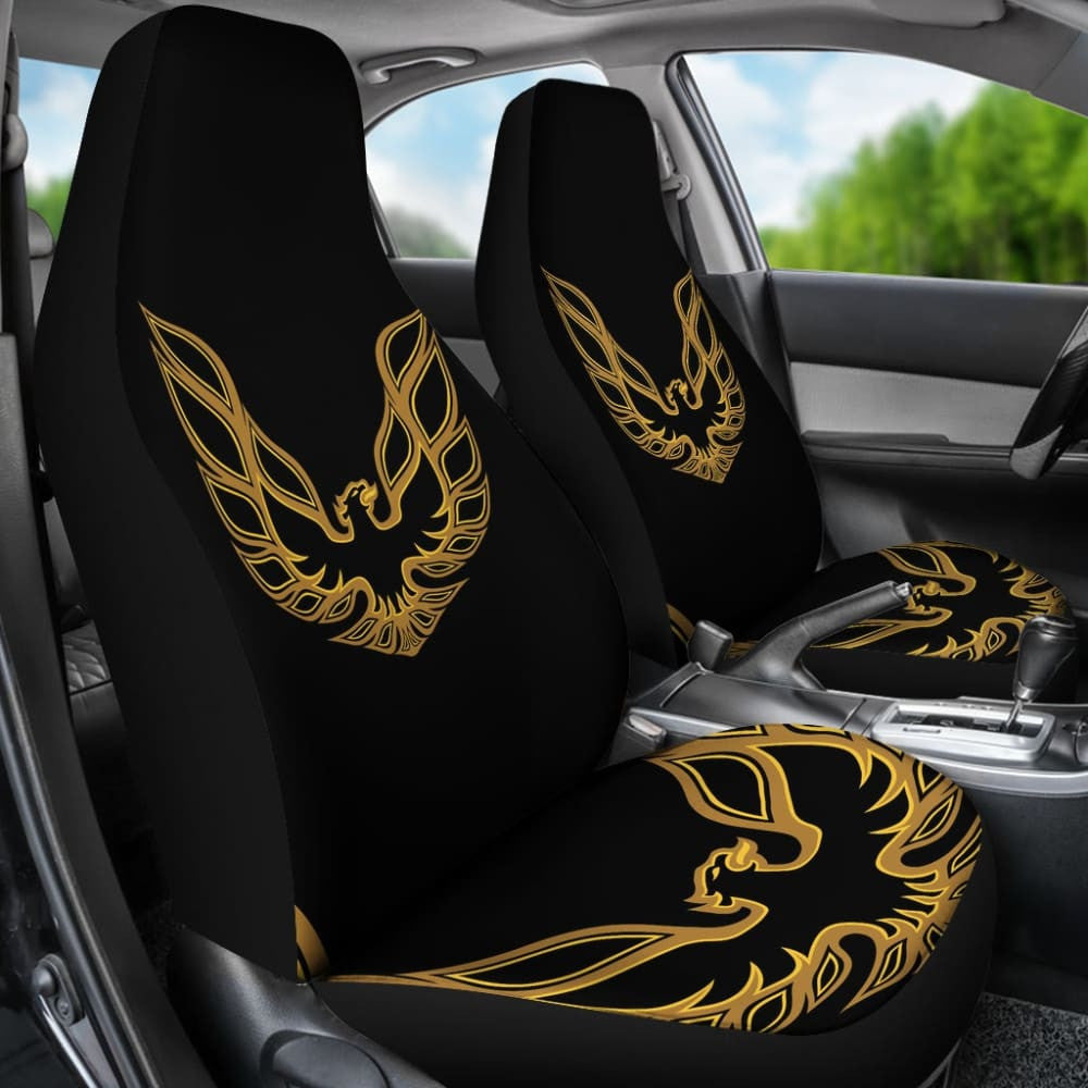 Pontiac Firebird Dark Themed Car Seat Covers Custom