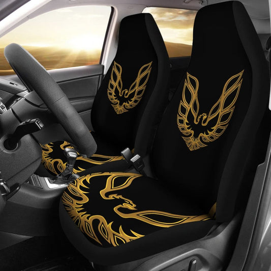 Pontiac Firebird Dark Themed Car Seat Covers Custom