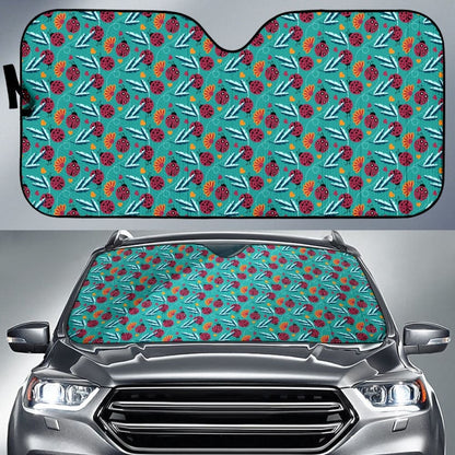 Car Auto Sun Shade Red Ladybug Amazing Gift Idea