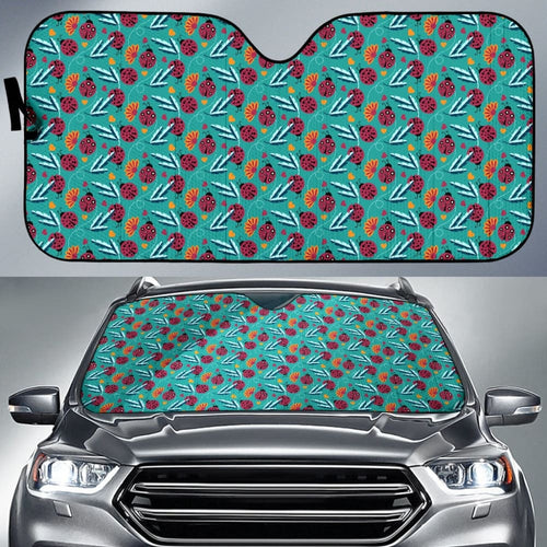Car Auto Sun Shade Red Ladybug Amazing Gift Idea