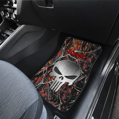 Wildfire Camouflage US Marine Corps Punisher Print Design Car Floor Mats