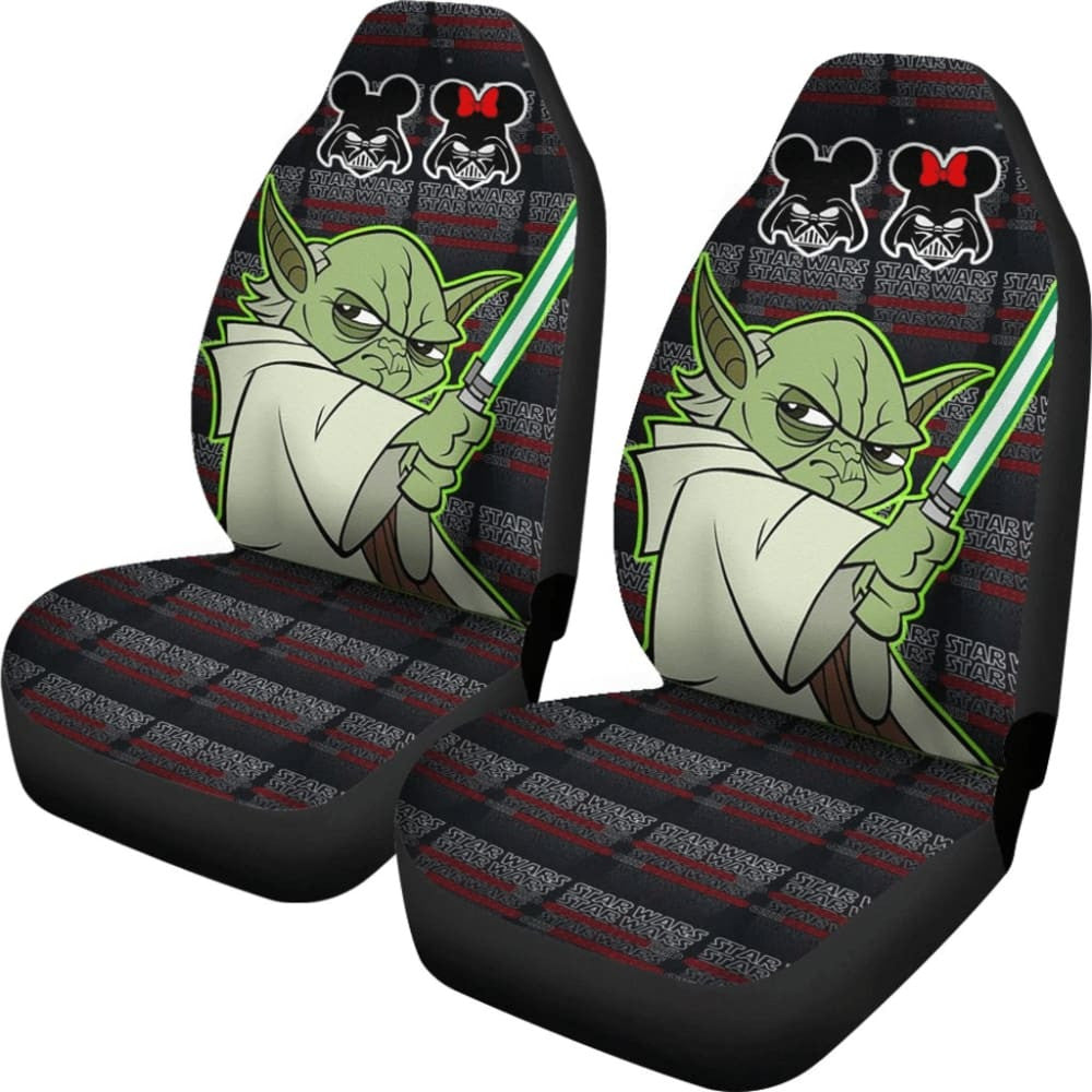 Baby Yoda Lightsaber Star Wars Car Seat Covers