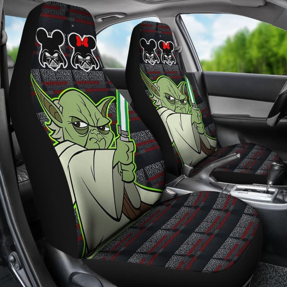 Baby Yoda Lightsaber Star Wars Car Seat Covers