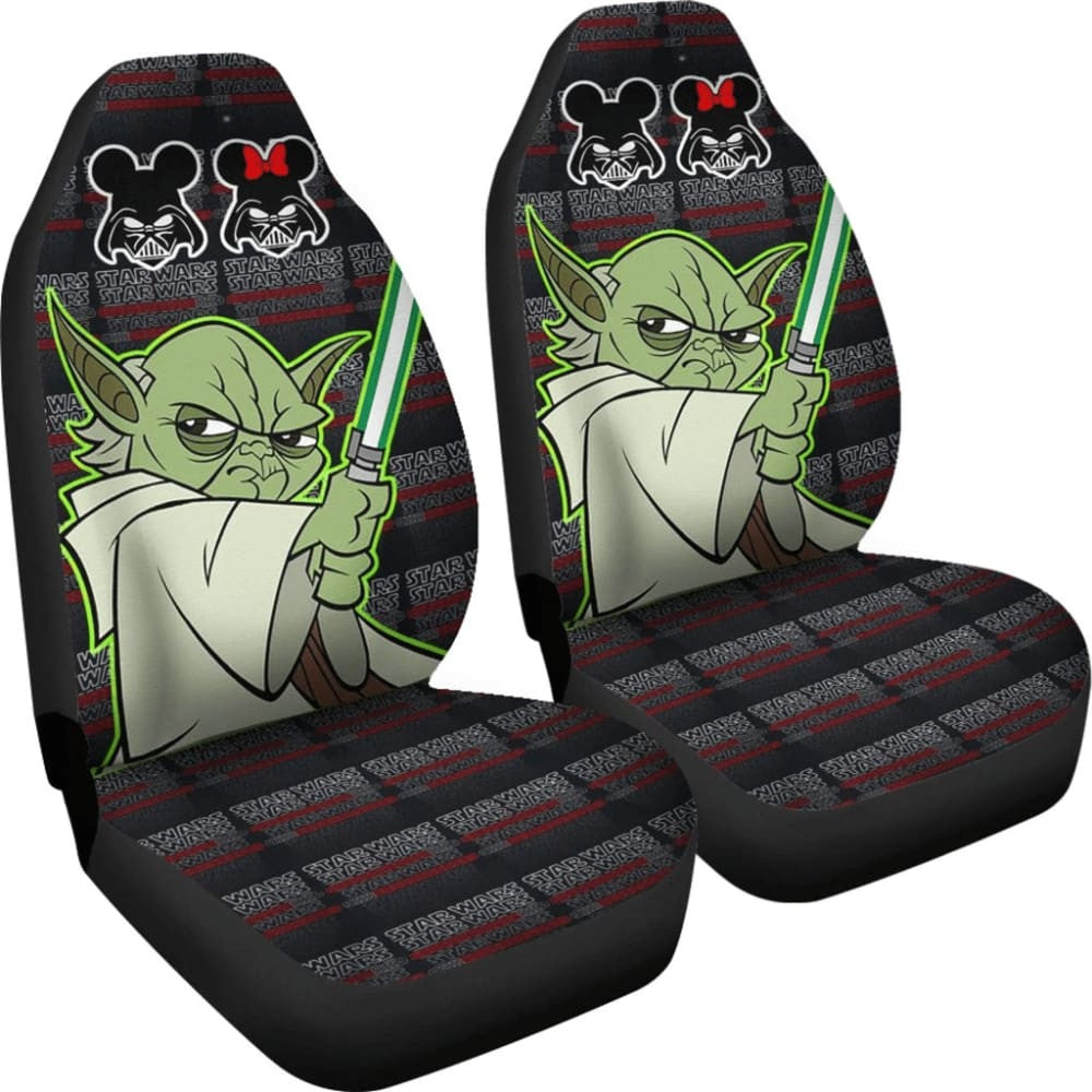 Baby Yoda Lightsaber Star Wars Car Seat Covers