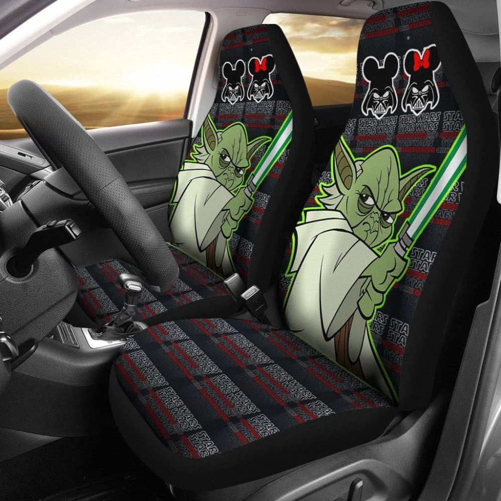Baby Yoda Lightsaber Star Wars Car Seat Covers