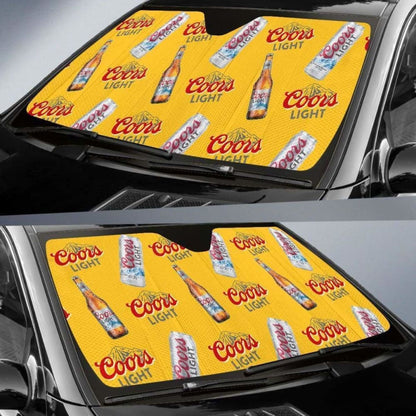 Coors Light Car Sun Shade Auto Sun Visor For Beer Lover