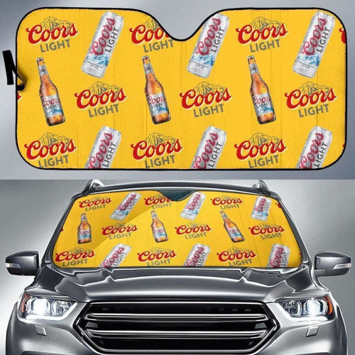 Coors Light Car Sun Shade Auto Sun Visor For Beer Lover