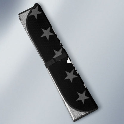 Thin Blue Line American Flag US Coast Guard Car Auto Sun Shades Custom