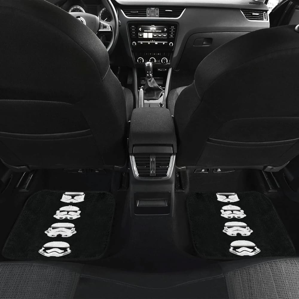 Stormstrooper Heads Star War Car Floor Mats