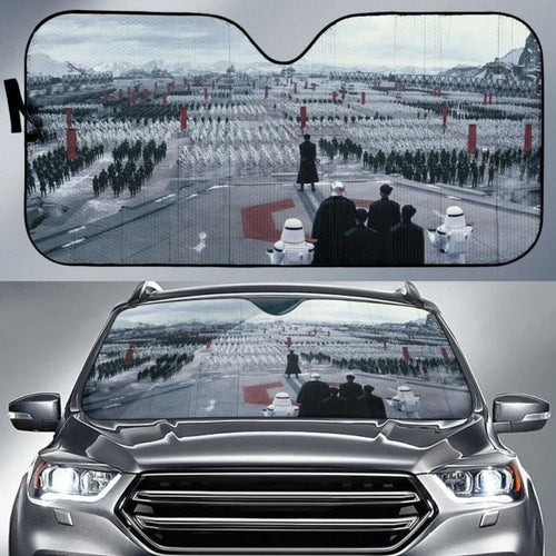 Star Wars Army Vintage Auto Sun Shade Movies Fan