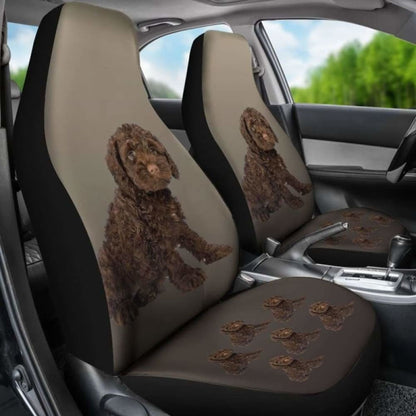 Cockapoo Car Seat Cover Chocolate