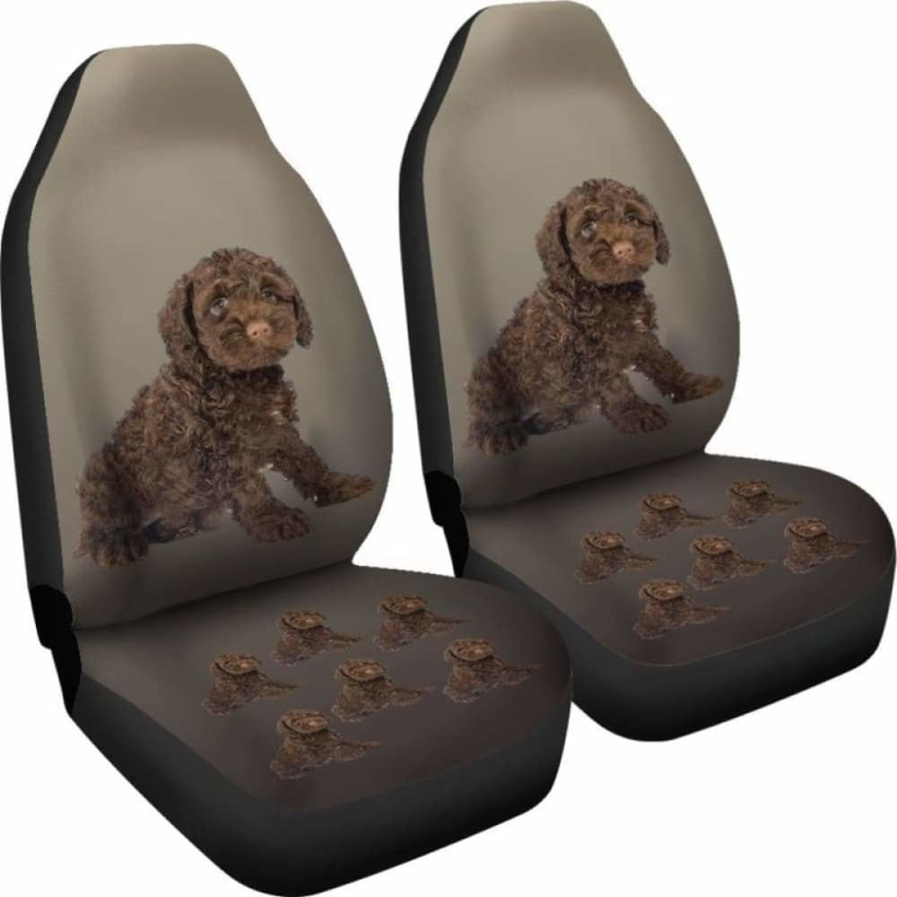 Cockapoo Car Seat Cover Chocolate
