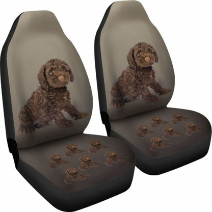 Cockapoo Car Seat Cover Chocolate