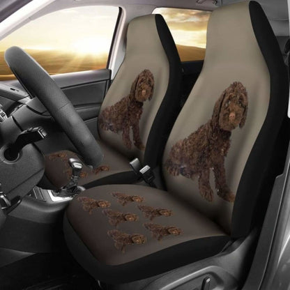 Cockapoo Car Seat Cover Chocolate