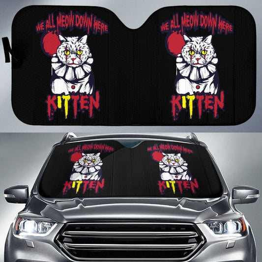 Pennywise We All Meow Down Here KITten Car Auto Sun Shades