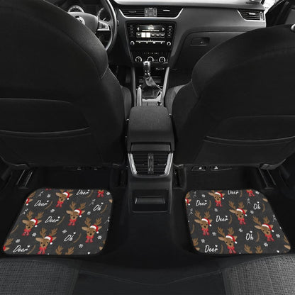 Oh Reindeer My Lovely Christmas Car Floor Mats