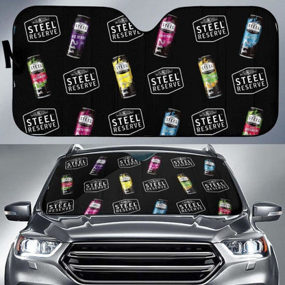 Steel Reserve Car Sun Shade Auto Sun Visor For Beer Lover