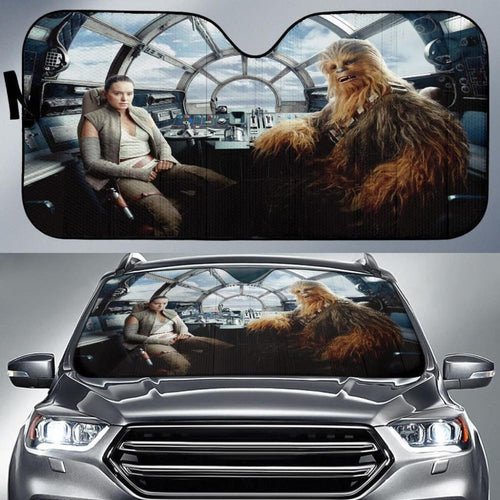 Star Wars The Last Jedi Chewbacca Auto Sun Shades