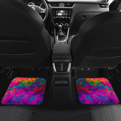 Psychedelic Space Car Mat