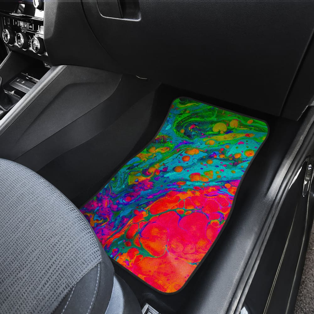 Psychedelic Space Car Mat