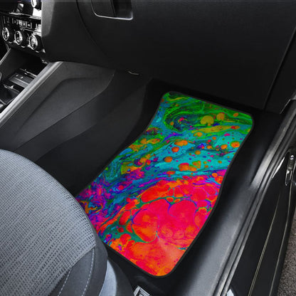 Psychedelic Space Car Mat