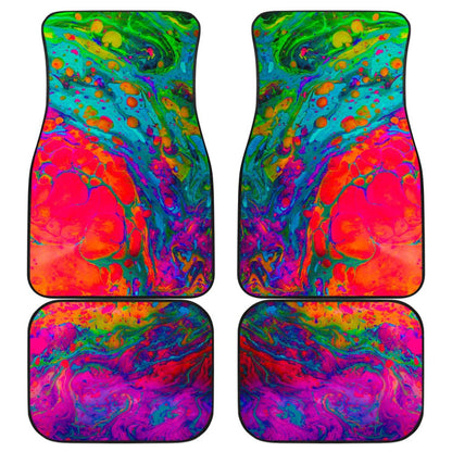 Psychedelic Space Car Mat