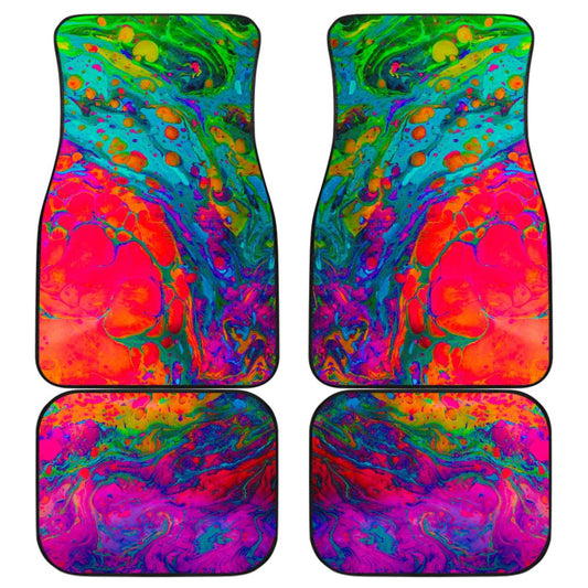 Psychedelic Space Car Mat