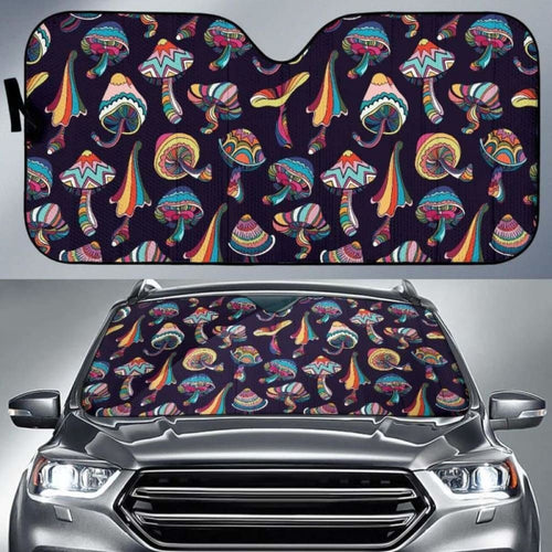Colorful Mushroom Pattern Car Auto Sun Shades