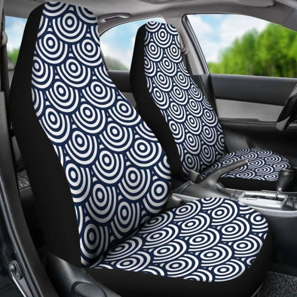 Seriously Retro Circles Custom Car Seat Covers