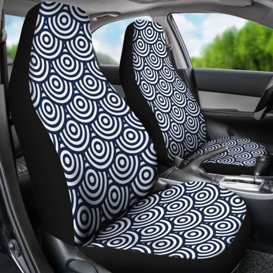 Seriously Retro Circles Custom Car Seat Covers