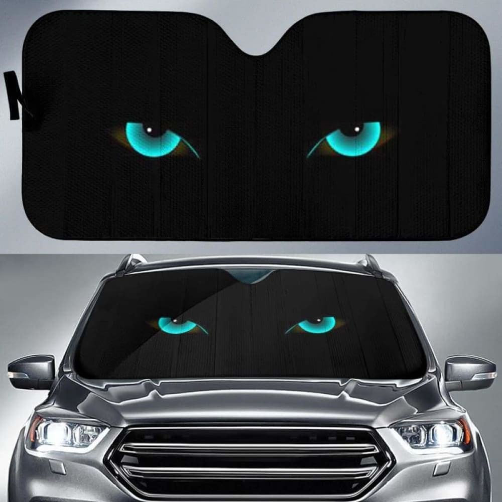 Cat Green Eyes Auto Sun Shades