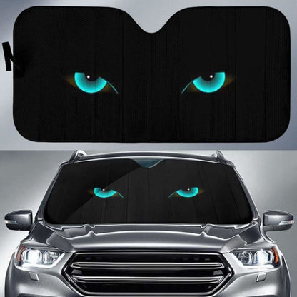 Cat Green Eyes Auto Sun Shades
