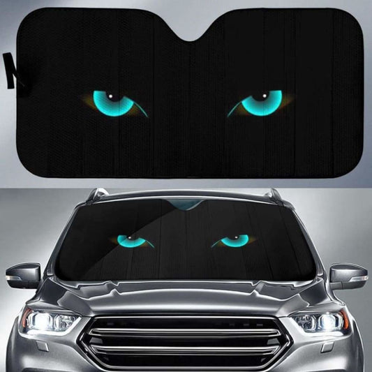 Cat Green Eyes Auto Sun Shades