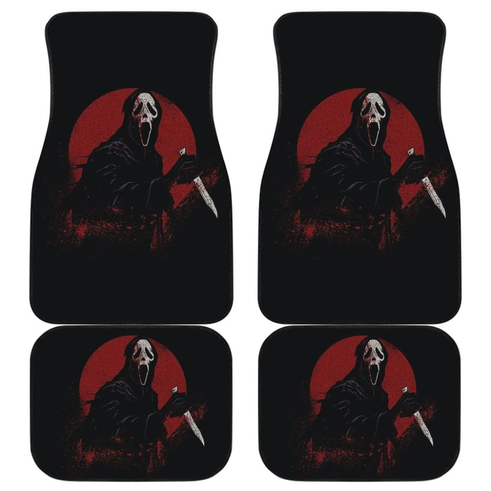 Ghostface Bloody Full Moon Night Car Floor Mats