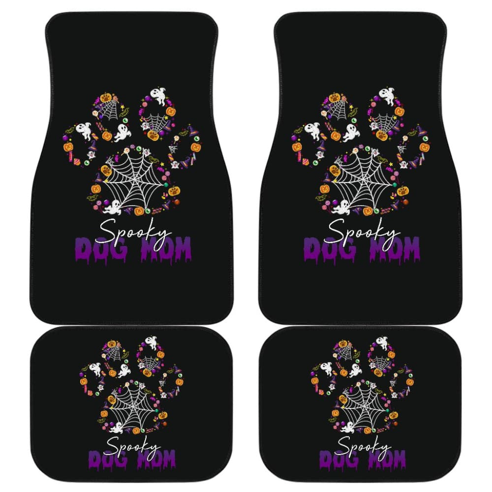 Spooky Dog Mom Halloween Car Floor Mats