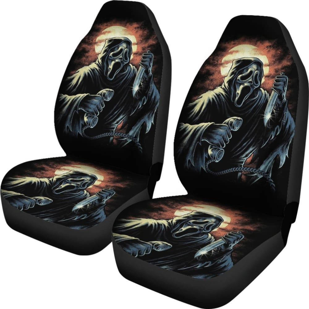 Ghostface Nightmare Car Seat Covers