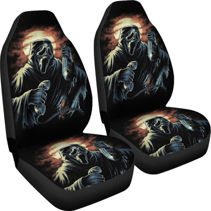 Ghostface Nightmare Car Seat Covers