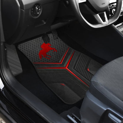 Red Horse Metallic Style Printed Amazing Gift Ideas Car Floor Mats